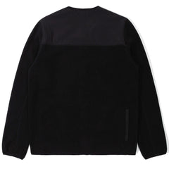 ​Purple Mountain Observatory Micro Fleece Cardigan Black