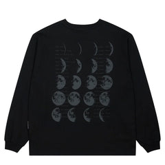 Purple Mountain Observatory Moons L/S Tee Black