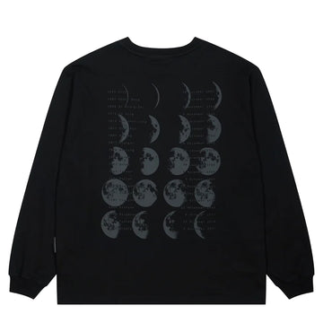 Purple Mountain Observatory Moons L/S Tee Black