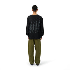 Purple Mountain Observatory Moons L/S Tee Black