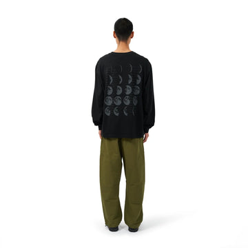 Purple Mountain Observatory Moons L/S Tee Black