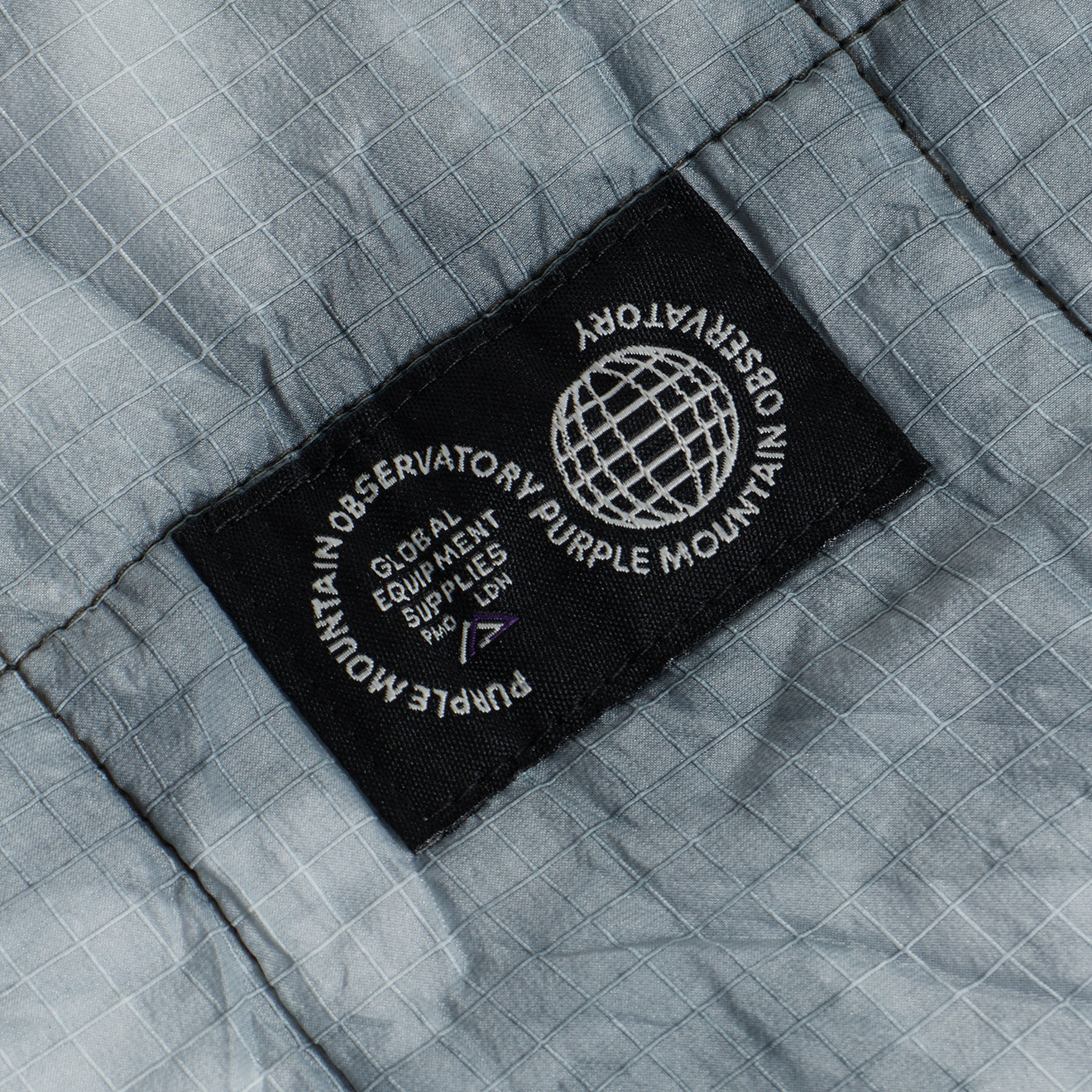 Purple Mountain Observatory Ice Dye Quilted Blanket Grey Tie Dye Purple Mountain Observatory