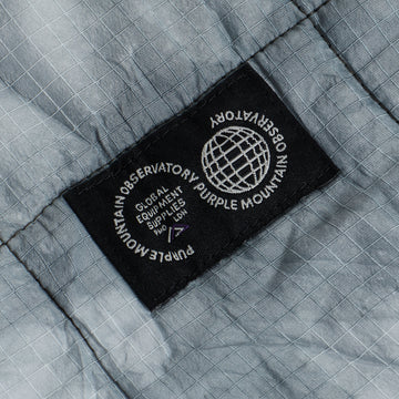 Purple Mountain Observatory Ice Dye Quilted Blanket Grey Tie Dye Purple Mountain Observatory