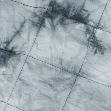Purple Mountain Observatory Ice Dye Quilted Blanket Grey Tie Dye Purple Mountain Observatory