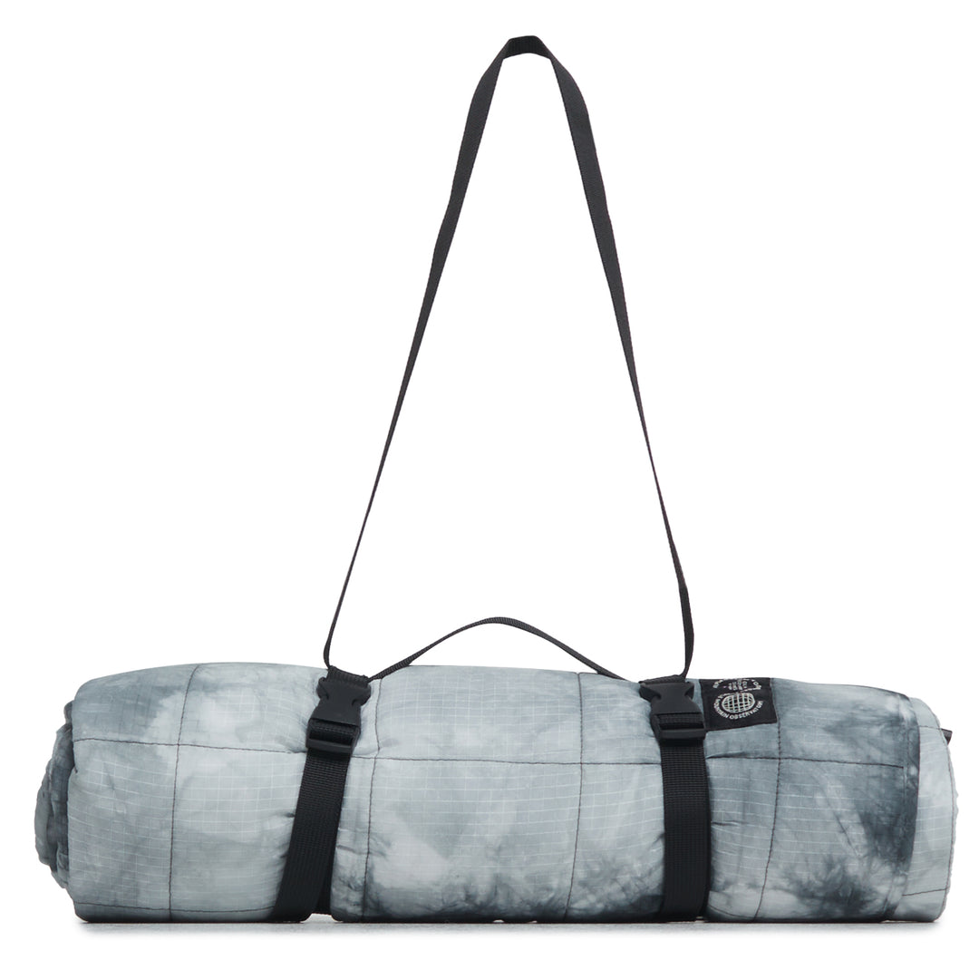 Purple Mountain Observatory Ice Dye Quilted Blanket Grey Tie Dye Purple Mountain Observatory