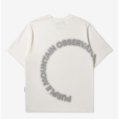 Purple Mountain Observatory PMO Orbital SS Tee White - Parasol Store