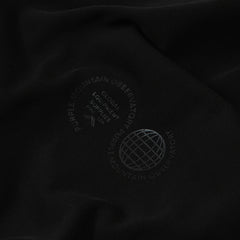 Purple Mountain Observatory Tonal Logo S/S Tee Black - Parasol Store