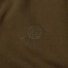 Purple Mountain Observatory Tonal Logo S/S Tee Khaki - Parasol Store