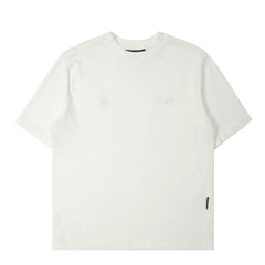 Purple Mountain Observatory Tonal Logo S/S Tee White