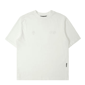 Purple Mountain Observatory Tonal Logo S/S Tee White