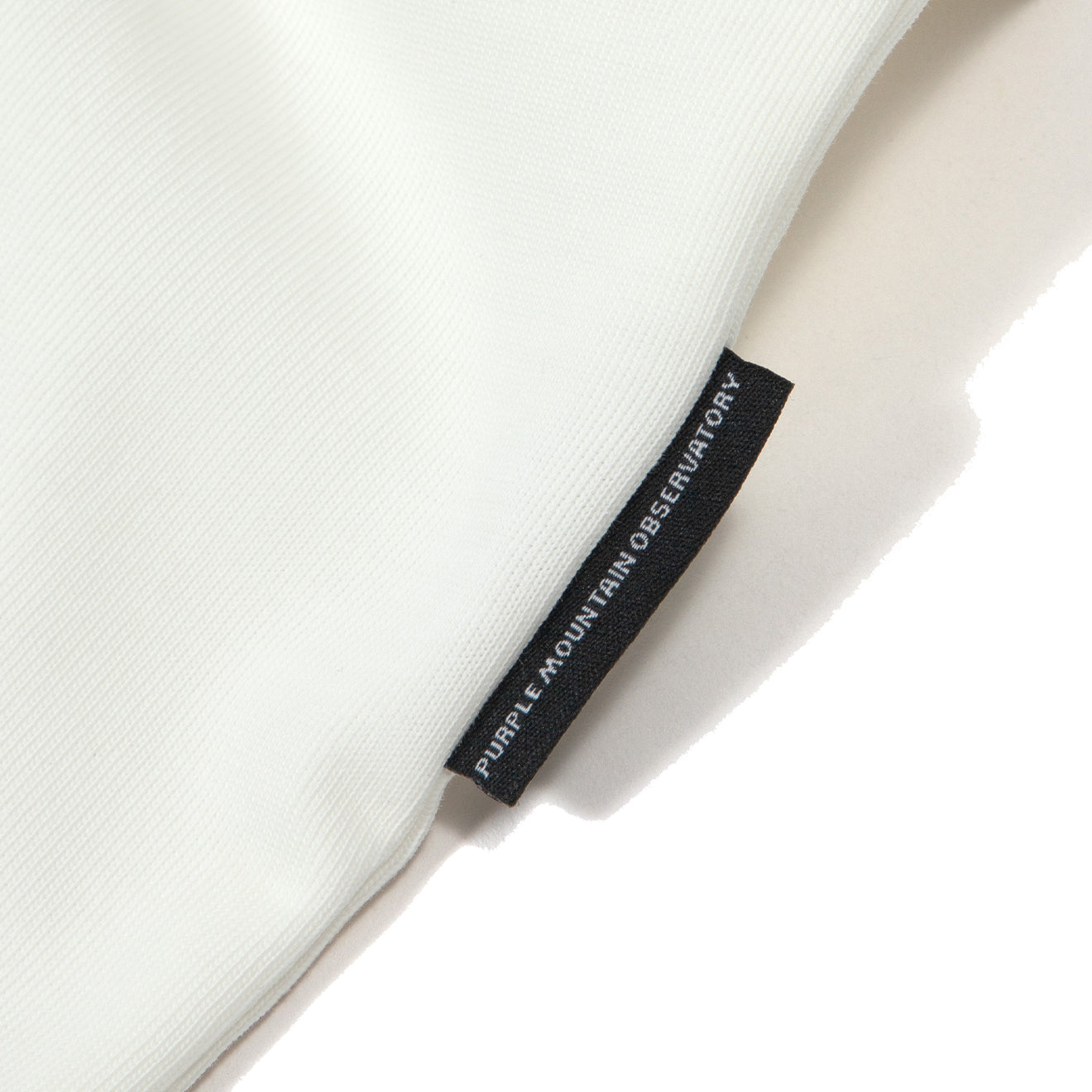 Purple Mountain Observatory Tonal Logo S/S Tee White - Parasol Store