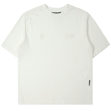 Purple Mountain Observatory Tonal Logo S/S Tee White - Parasol Store