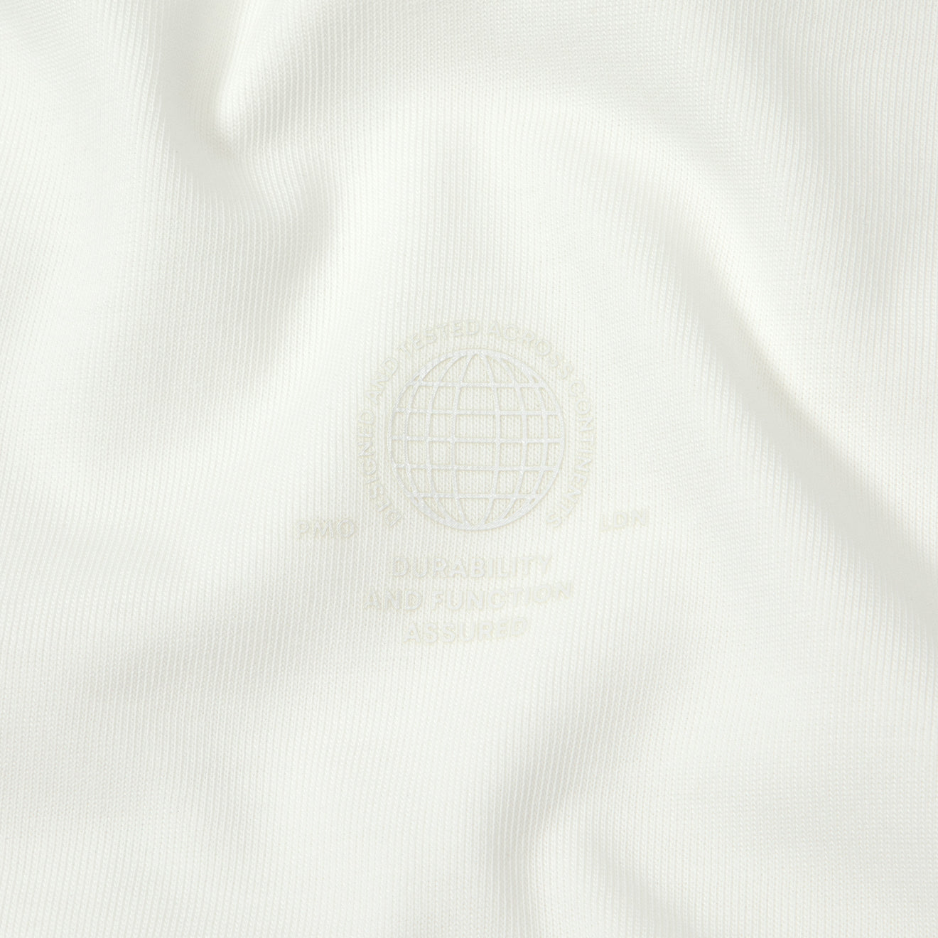 Purple Mountain Observatory Tonal Logo S/S Tee White - Parasol Store