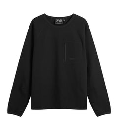 Purple Mountain Observatory Waffle L/S Tee Black