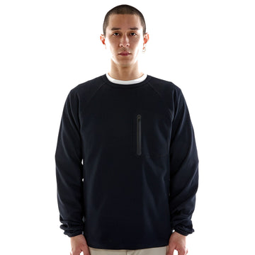 Purple Mountain Observatory Waffle L/S Tee Black - Parasol Store