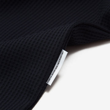 Purple Mountain Observatory Waffle L/S Tee Black - Parasol Store
