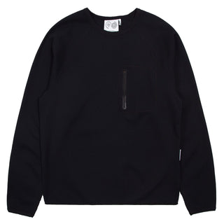 Purple Mountain Observatory Waffle L/S Tee Black - Parasol Store