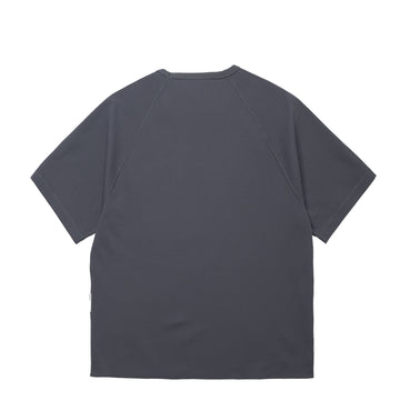 Purple Mountain Observatory Waffle SS Crew Charcoal - Parasol Store