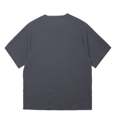 Purple Mountain Observatory Waffle SS Crew T-Shirt Charcoal