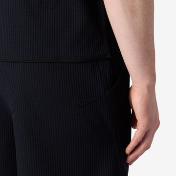 Purple Mountain Observatory Waffle Short Black