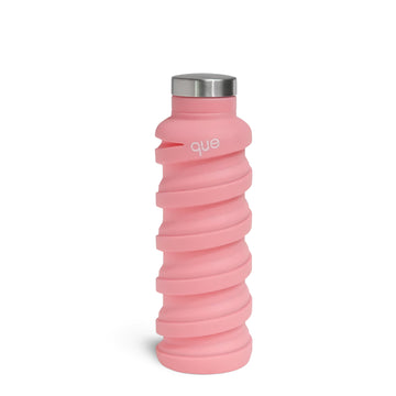 Que Bottle Collapsible Water Bottle 568ml Coral Pink