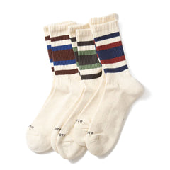 ROTOTO 3 Pack Everyday Athletic Socks Pack B Multi - Parasol Store