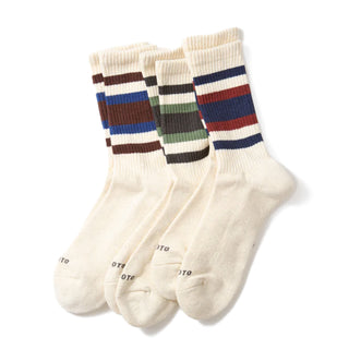ROTOTO 3 Pack Everyday Athletic Socks Pack B Multi