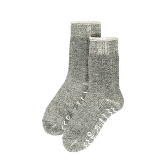 ROTOTO Double Face Room Socks Shaggy Pile Charcoal