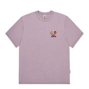 Kappy Kappy Morning Half T-Shirt Toru Fukuda Edition Lilac - Parasol Store