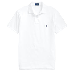 Polo Ralph Lauren Custom Slim Fit Mesh Polo White