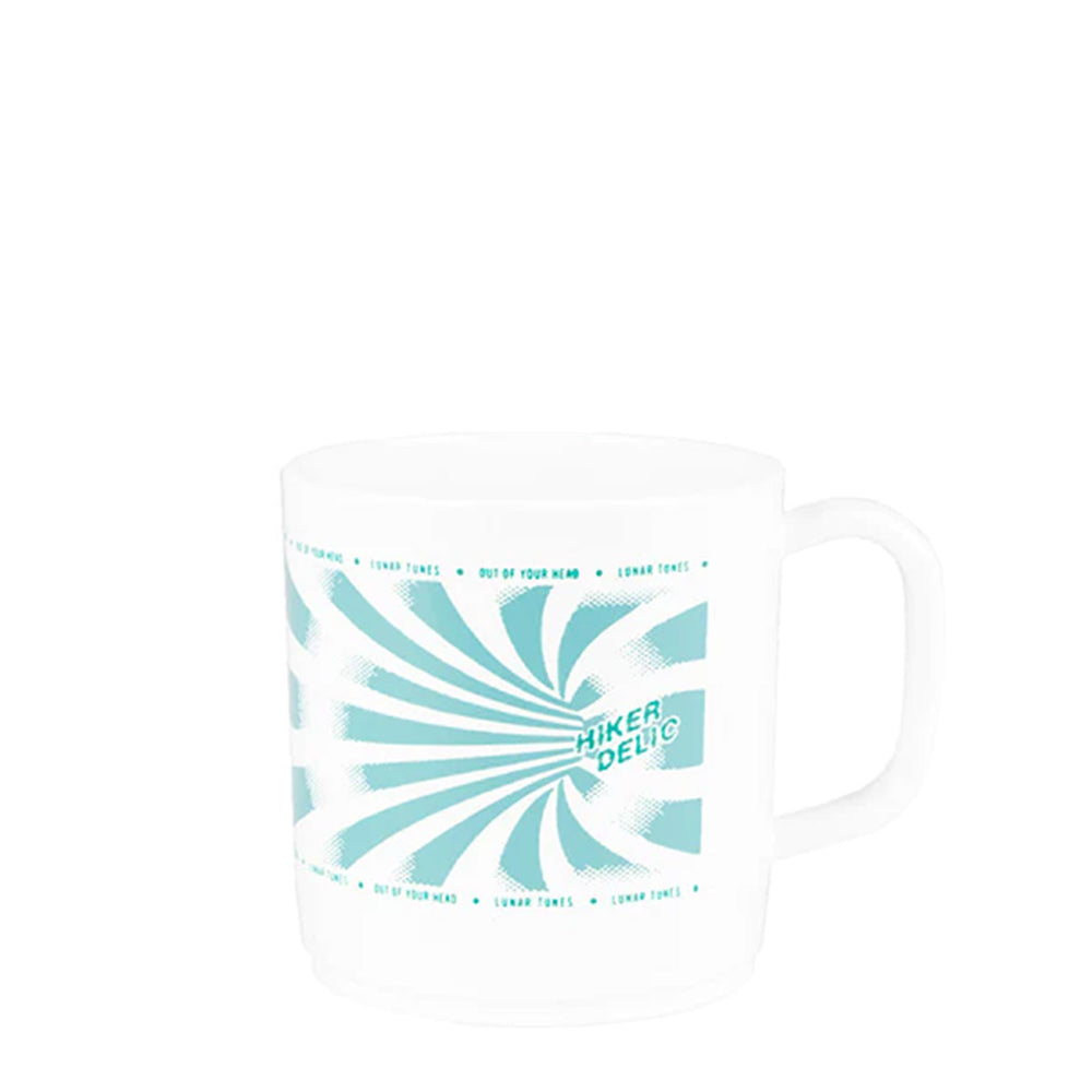 Hikerdelic Rave Flyer Mug - White - Parasol Store