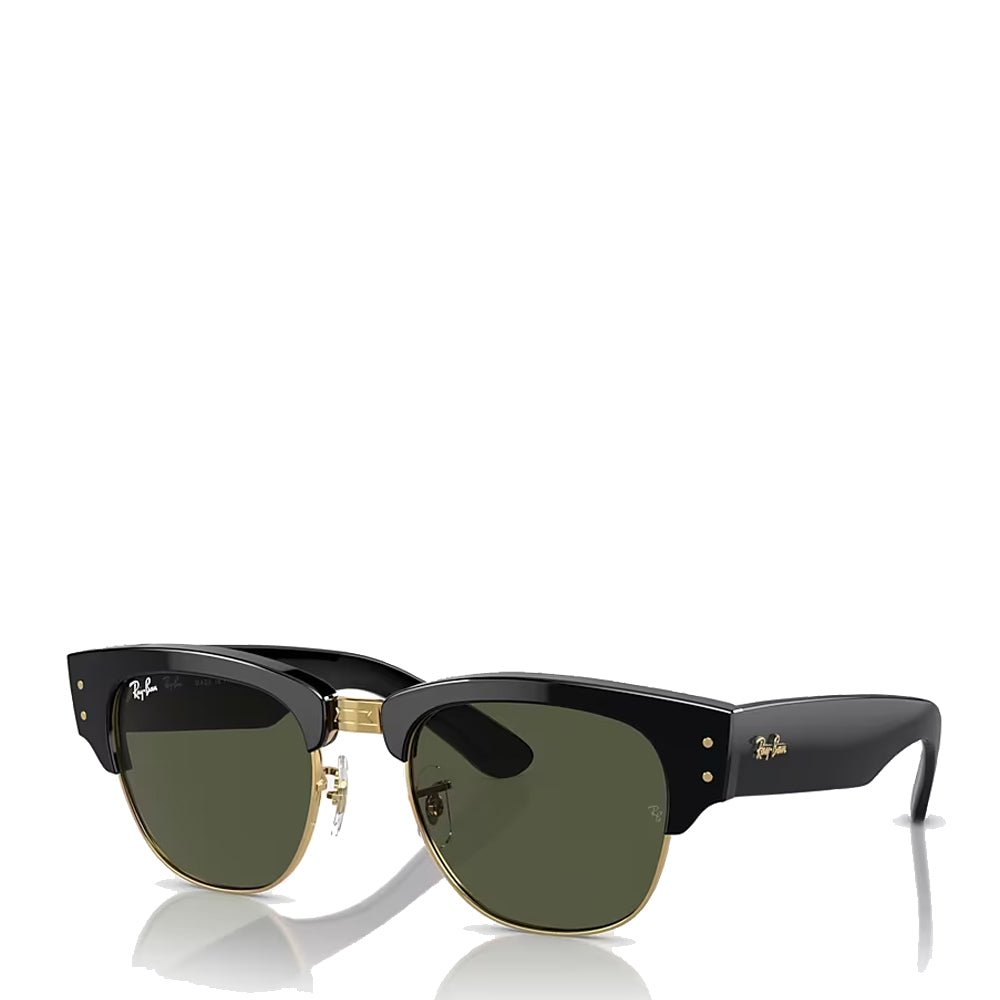 Ray-Ban 0RB0316S 901/31 53 Mega Clubmaster Black on Gold Sunglasses - Parasol Store