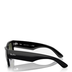 Ray-Ban RB0840S 901/31 51 Mega Wayfarer Sunglasses Polished Black - Parasol Store