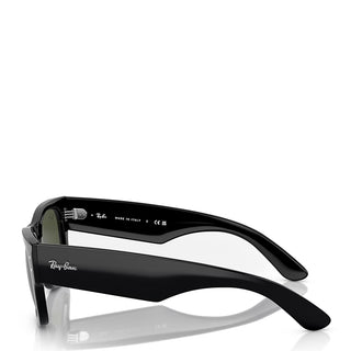 Ray-Ban RB0840S 901/31 51 Mega Wayfarer Sunglasses Polished Black - Parasol Store