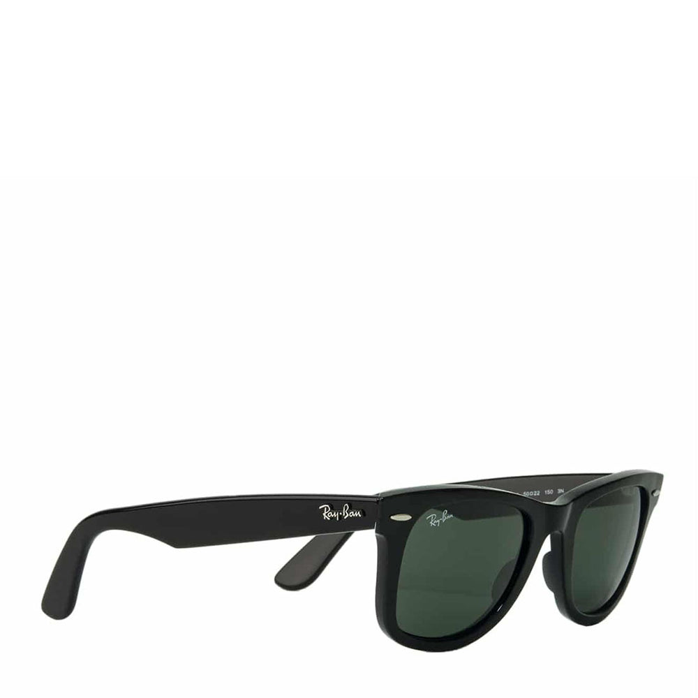 Ray-Ban RB2140 901 50 Wayfarer Sunglasses Black / Green - Parasol Store