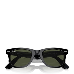 Ray-Ban RB2140 901 54 Original Wayfarer Classic Sunglasses Polished Black / Green