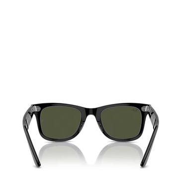 Ray-Ban RB2140 901 54 Original Wayfarer Classic Sunglasses Polished Black / Green