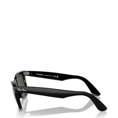 Ray-Ban RB2140 901 54 Original Wayfarer Classic Sunglasses Polished Black / Green