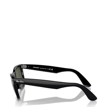 Ray-Ban RB2140 901 54 Original Wayfarer Classic Sunglasses Polished Black / Green