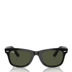 Ray-Ban RB2140 901 54 Original Wayfarer Classic Sunglasses Polished Black / Green