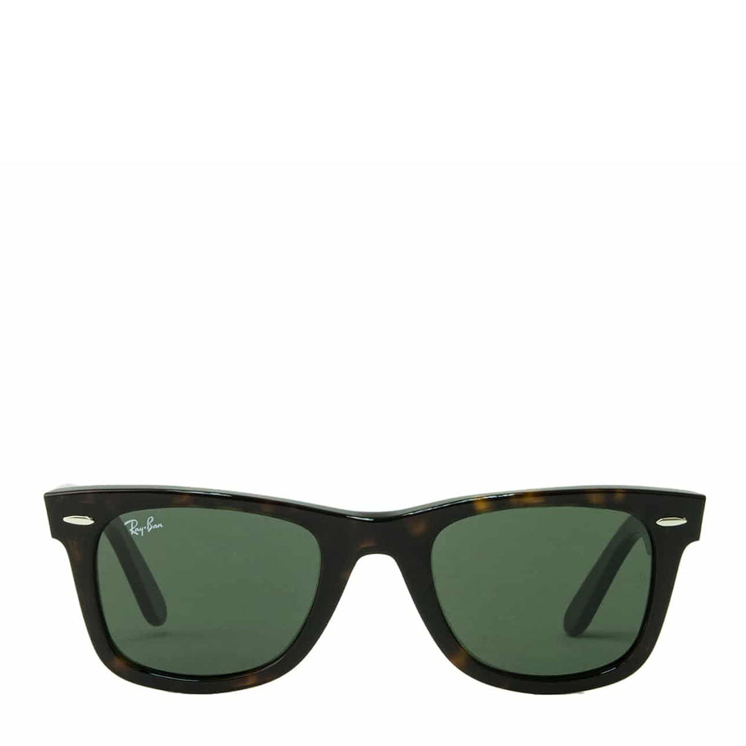 Ray-Ban RB2140 902 50 Wayfarer Sunglasses Havana / Green - Parasol Store