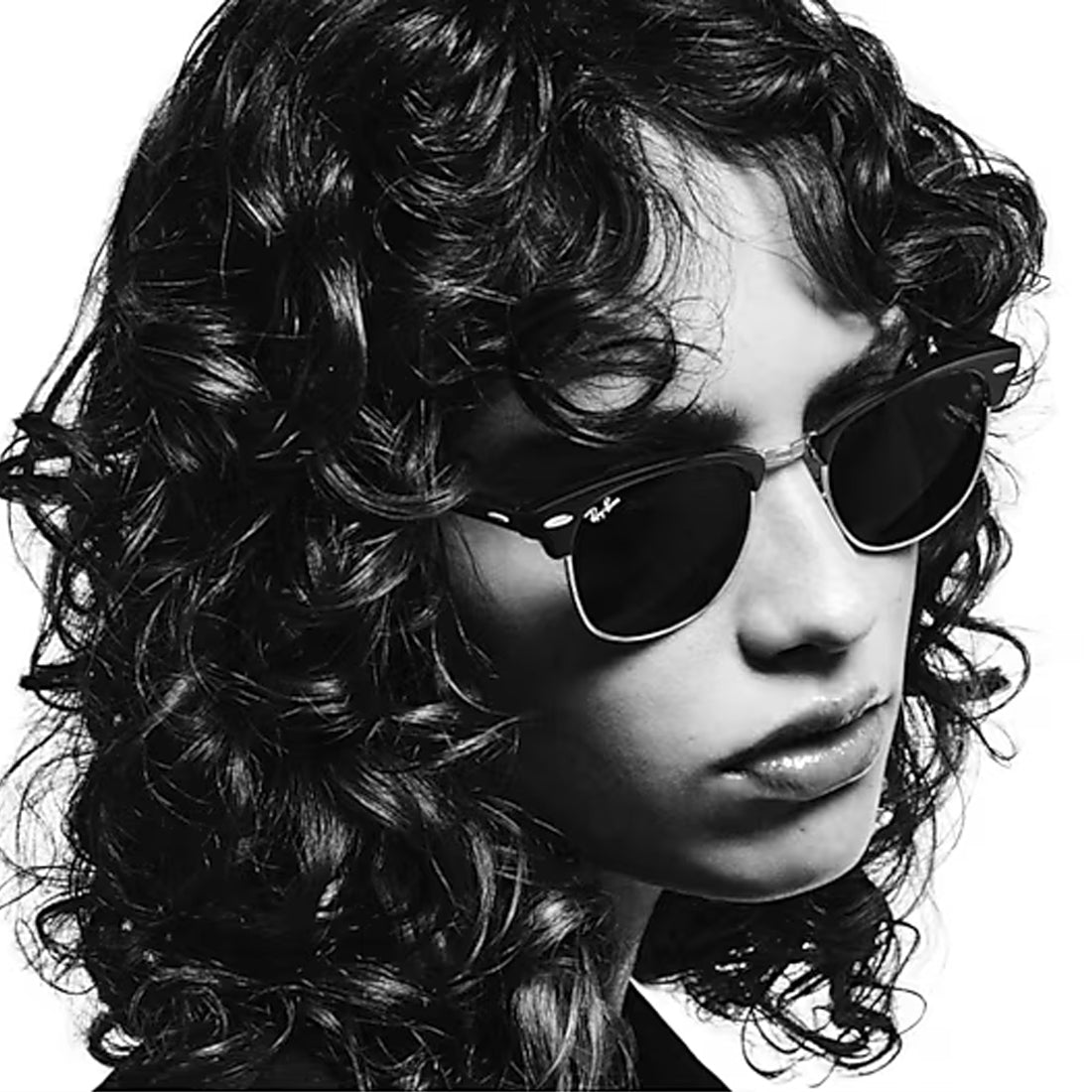 Ray-Ban RB3016 W0365 51 Clubmaster Classic Sunglasses Polished Black / Gold - Parasol Store