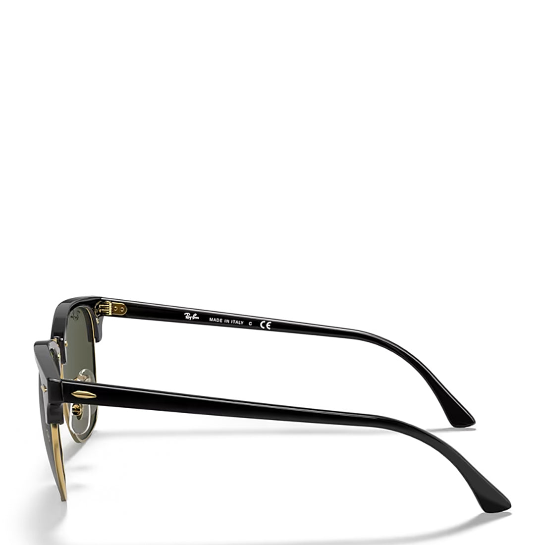 Ray-Ban RB3016 W0365 51 Clubmaster Classic Sunglasses Polished Black / Gold - Parasol Store