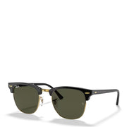 Ray-Ban RB3016 W0365 51 Clubmaster Classic Sunglasses Polished Black / Gold - Parasol Store
