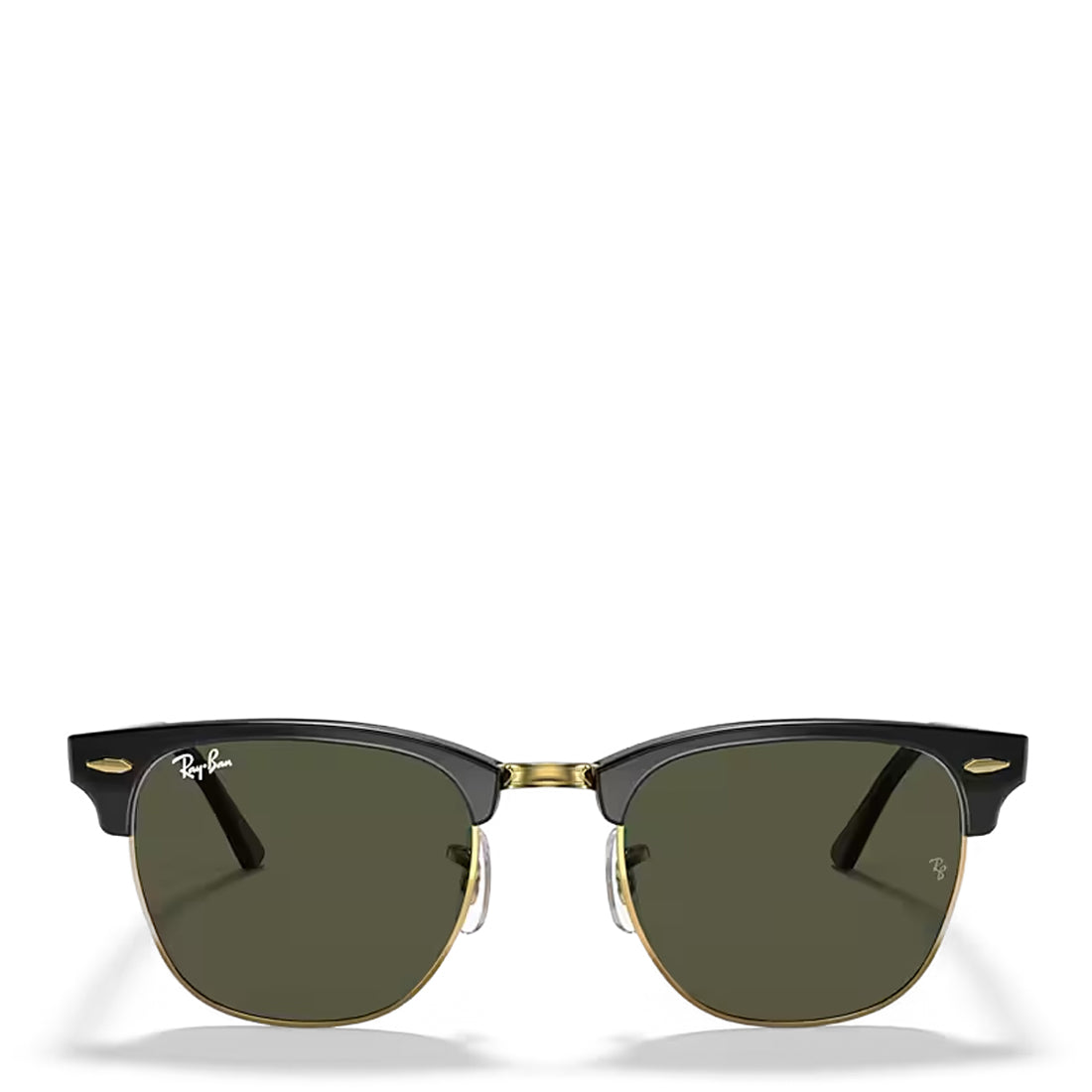 Ray-Ban RB3016 W0365 51 Clubmaster Classic Sunglasses Polished Black / Gold - Parasol Store