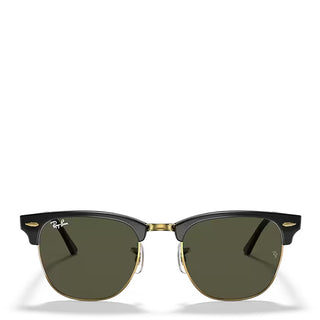 Ray-Ban RB3016 W0365 51 Clubmaster Classic Sunglasses Polished Black / Gold - Parasol Store