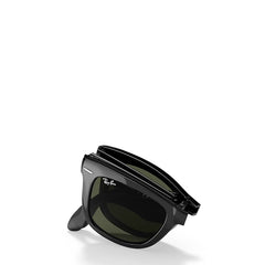 Ray-Ban RB4105 601 501 Wayfarer Folding Classic Sunglasses Polished Black - Parasol Store