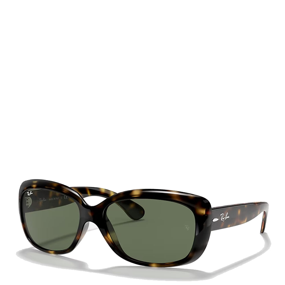 Ray-Ban Womens RB4101 710 58 Jackie Ohh Sunglasses Light Havana / Green Lens - Parasol Store