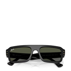 Ray Ban Lukas RB4454 667731 56 Sunglasses Black / Green - Parasol Store