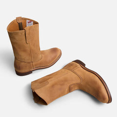 Red Wing 11-Inch Pecos Soft Toe Pull-On Boots Leather Hawthorne Muleskinner - Parasol Store